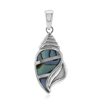 Abalone Shell Silver Pendant