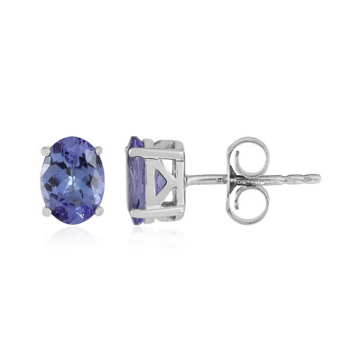 Tanzanite Silver Earrings