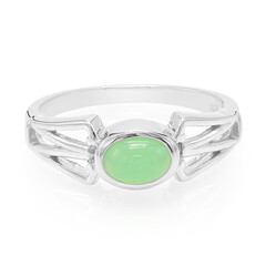 Imperial Chrysoprase Silver Ring