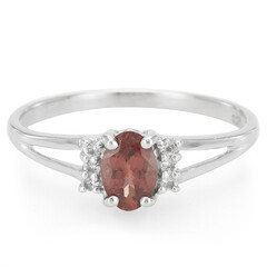 Malaya Garnet Silver Ring