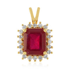 Madagascar Ruby Silver Pendant