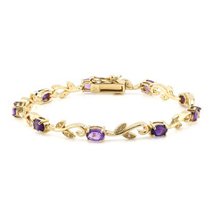 Amethyst Silver Bracelet