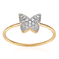 9K I3 (I) Diamond Gold Ring