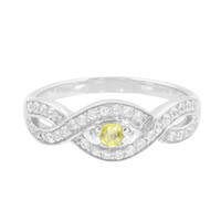 Sphene Silver Ring