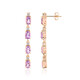 Amethyst Silver Earrings