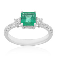 18K AAA Zambian Emerald Gold Ring (CIRARI)