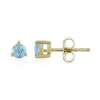 Swiss Blue Topaz Silver Earrings