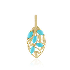 Sleeping Beauty Turquoise Silver Pendant