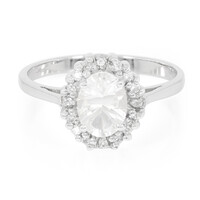 Petalite Silver Ring