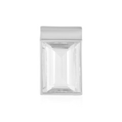 White Quartz Silver Pendant
