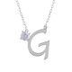 Rainbow Moonstone Silver Necklace