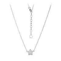 White Topaz Silver Necklace