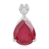 Madagascar Ruby Silver Pendant