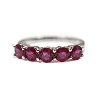 Madagascar Ruby Silver Ring