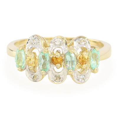 9K Brazilian Paraiba Tourmaline Gold Ring