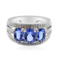 Colour Change Fluorite Silver Ring