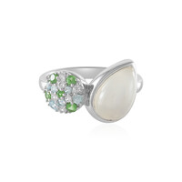 White Moonstone Silver Ring (KM by Juwelo)