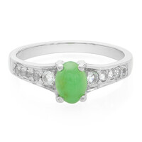 Imperial Chrysoprase Silver Ring