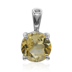 Citrine Silver Pendant