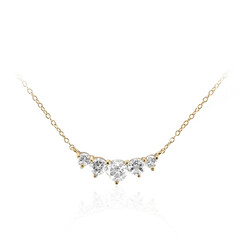 White Topaz Silver Necklace