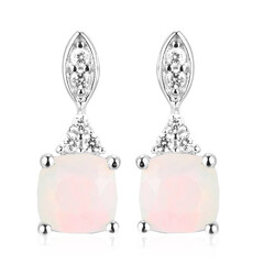 Welo Opal Silver Earrings