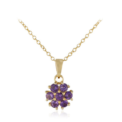 Zambian Amethyst Silver Necklace