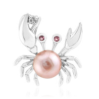 Purple Ming Pearl Silver Pendant (TPC)