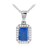 INDIGO BLUE TOPAZ Silver Necklace