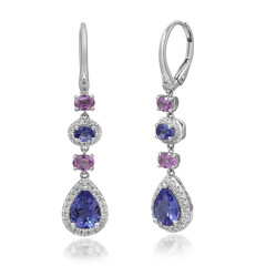 14K AAA Tanzanite Gold Earrings (CIRARI)