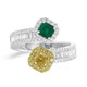 18K Colombian Emerald Gold Ring (CIRARI)