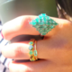 Brazilian Emerald Silver Ring