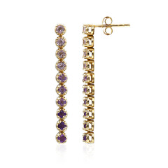 Bolivian Amethyst Silver Earrings