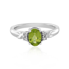 Arizona Peridot Silver Ring