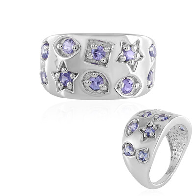 Tanzanite Silver Ring