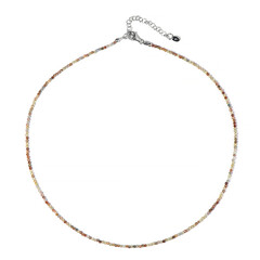 Canary Zircon Silver Necklace