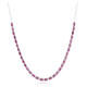 Rhodolite Silver Necklace