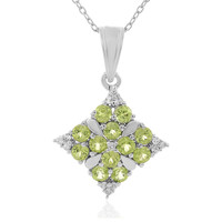 Peridot Silver Necklace