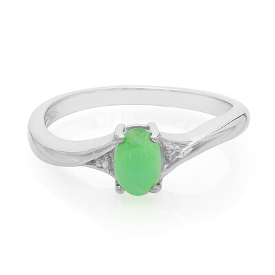 Imperial Chrysoprase Silver Ring