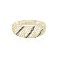 9K Black Diamond Gold Ring (Ornaments by de Melo)