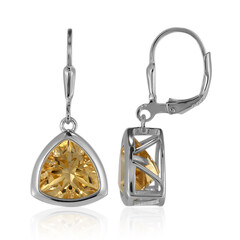 Citrine Silver Earrings