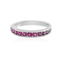 Rhodolite Silver Ring