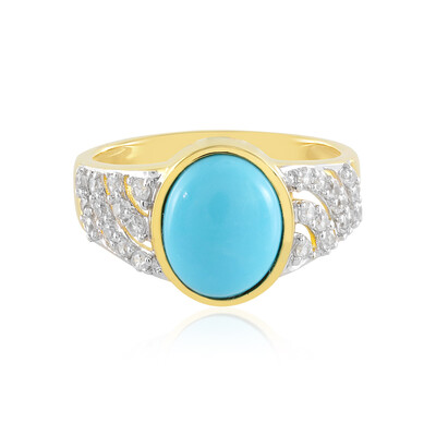 Sleeping Beauty Turquoise Silver Ring