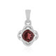 Mozambique Garnet Silver Pendant
