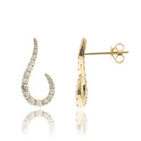 14K I1 (H) Diamond Gold Earrings (CIRARI)