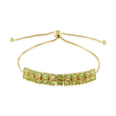 Peridot Silver Bracelet