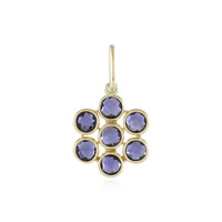 9K Iolite Gold Pendant