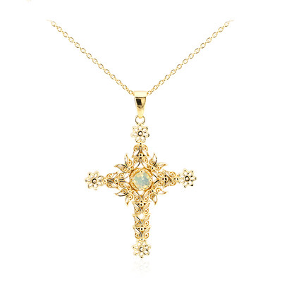 Welo Opal Silver Necklace