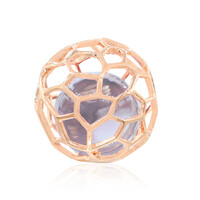 Rose de France Amethyst Silver Pendant