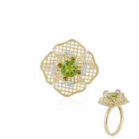 9K Peridot Gold Ring (Ornaments by de Melo)