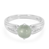 Aquamarine Silver Ring